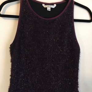 Purple Sparkly Fusy Alexia Admor Top in Medium